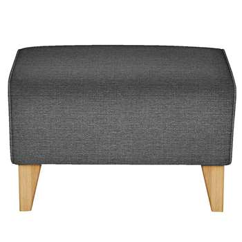 LOFT Cabot Footstool Soljen Charcoal