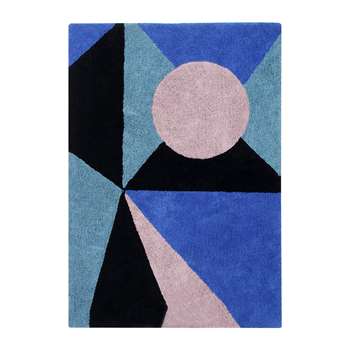 Lorena Canals - Geometric Frame Washable Rug (H140 x W200cm)