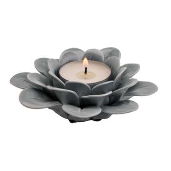 Lotus Flower Ceramic Votive (5 x 11.5cm)