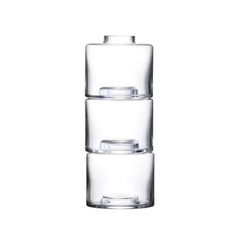 LSA International - Stack Vase Trio - Clear (30 x 10cm)