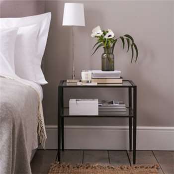 Ludlow Side Table - Black (50 x 50cm)