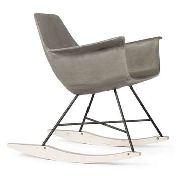 Lyon Beton - Concrete Hauteville Rocking Chair (71 x 71cm)