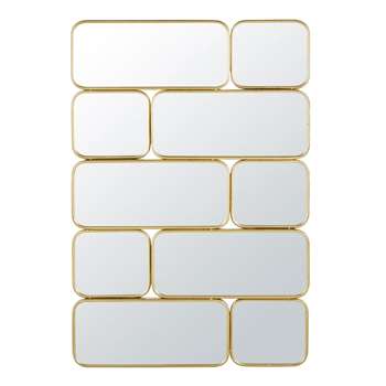 MADISON - Golden Metal Mirror (H123 x W84 x D5cm)