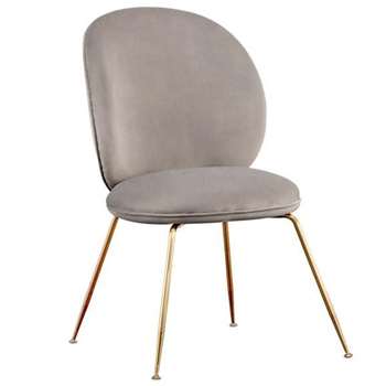 Mantis Dining Chair - Dove Grey (H89 x W53 x D46cm)
