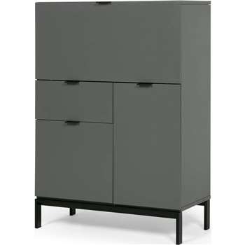 Marcell Desk Bureau, Grey (115 x 80cm)