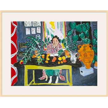 Matisse - Interior with Etruscan Vase - Light Frame 60 x 80cm