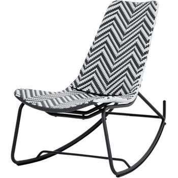 Maui outdoor rocker, monochrome (88 x 66cm)