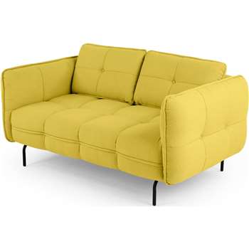 Maverick 2 seater sofa, Mustard Yellow (84 x 158cm)