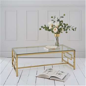 Miami Coffee Table Gold (H40 x W120 x D60cm)