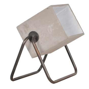 Zuiver Modern Floor Lamp in Concrete (45 x 38cm)
