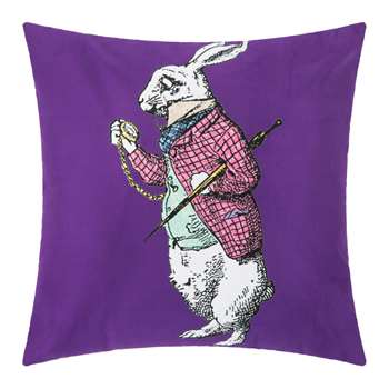 Mrs Moore's Vintage Store - Alice In Wonderland Cushion - Rabbit (H45 x W45cm)