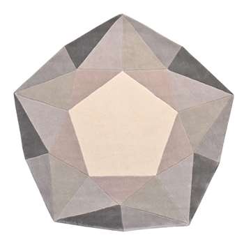 Narcisa Grey Rug (H200 x W196cm)