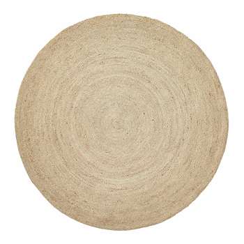 Natural Round Jute Rug (Diameter 150cm)