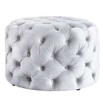 Nevia Ottoman - Dove Grey (H71 x W44 x D44cm)