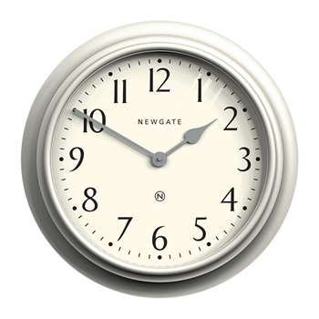 Newgate Clocks - Westhampton Wall Clock - Linen Grey (H50 x W50 x D6.5cm)