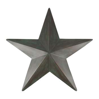 Nkuku - Santorini Decorative Star - Grey - Extra Large (H38 x W38cm)
