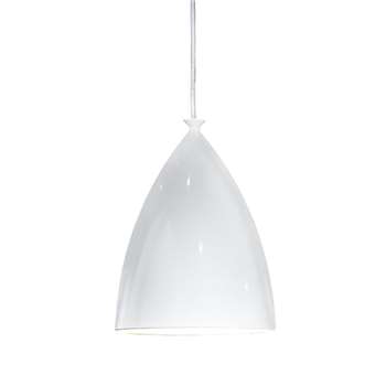 Nordlux Slope 22 White Pendant Light (Diameter 22cm)