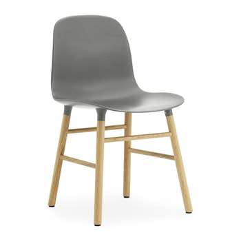 Normann Copenhagen - Form Chair - Oak - Grey (80 x 48cm)