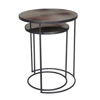 Notre Monde - Nesting Side Table Set - Bronze (69 x 56cm)