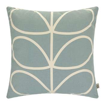 Orla Kiely - Linear Stem Cushion - Duck Egg (45 x 45cm)
