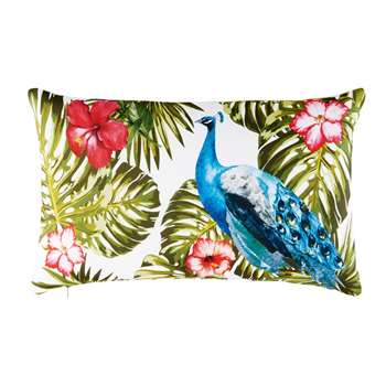 Outdoor Cushion with Tropical Print (30 x 50cm)