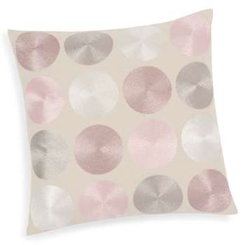 PASTILLES cotton cushion cover, grey/pink, (40 x 40cm)