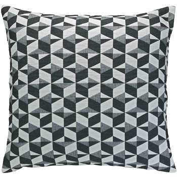 Paulista Black And White Quilted Cushion 60 X 60cm