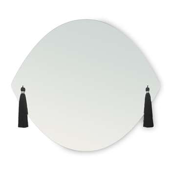 Petite Friture - Panache Wall Mirror with Tassels - Small (H37 x W42cm)