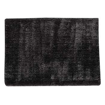 POLAIRE long pile rug in charcoal grey (160 x 230cm)