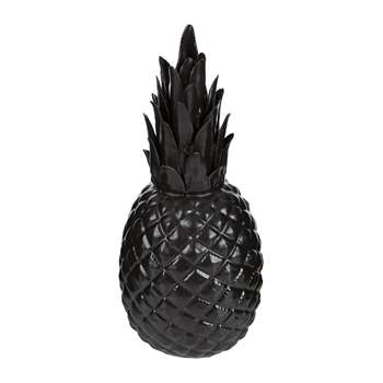 Pols Potten - Pineapple - Matt Black (32 x 14cm)