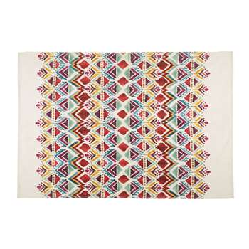 PONDICHERY multicoloured ethnic print rug (140 x 200cm)