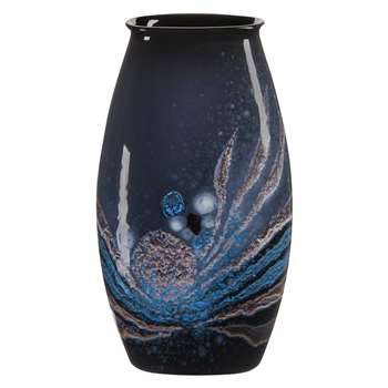 Poole Pottery Celestial Manhattan Vase, H26cm, Grey/ Blue