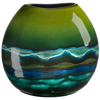 Poole Pottery Maya Purse Vase, H20cm