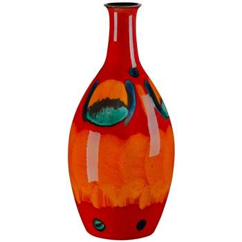 Poole Volcano Tall Bottle Vase, H26cm
