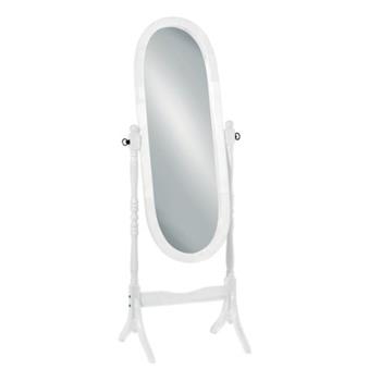 Premier Housewares Wooden Cheval Mirror - White