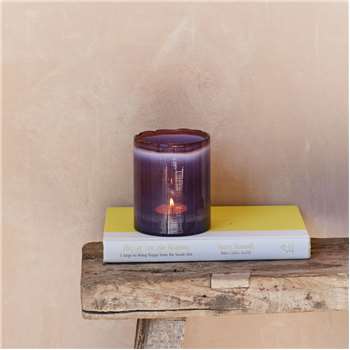 Purple Fade Tea Light Holder (11 x 9cm)