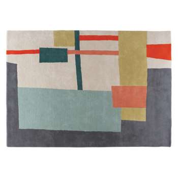 Habitat Quentin Wool Rug - Multicoloured (H170 x W240cm)