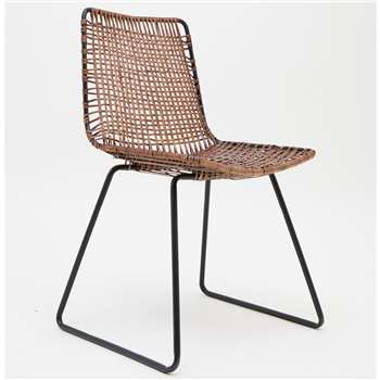 Rattan Dining Chair (H76 x W65 x D80cm)