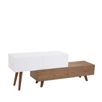Riven TV unit white (59 x 173cm)
