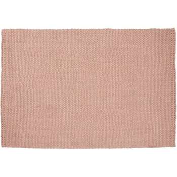 Rohan Woven Jute Rug, Large, Soft Pink (H160 x W230cm)