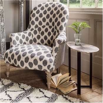 Ryker Oval Side Table (H48 x W54 x D30cm)