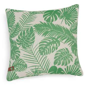 SAMUI green foliage print cushion cover (40 x 40cm)