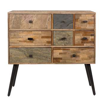 San Recycled Teak Cabinet (H90 x W92 x D31cm)
