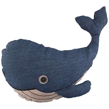 Sass & Belle Blue Whale Cushion (38 x 51cm)