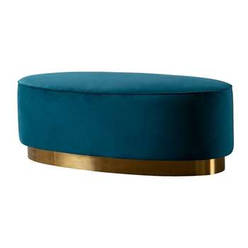 Selini Footstool – Peacock (H41 x W62 x D120cm)