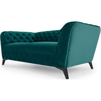 Sloan 2 Seater Sofa, Seafoam Blue Velvet (H68 x W173 x D92cm)