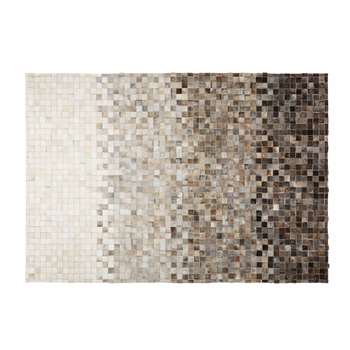 SQUARU cowhide and wool rug (160 x 230cm)