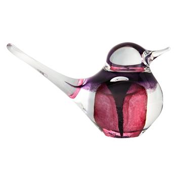Svaja Basil Bird Paperweight, Pink