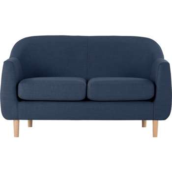 Tubby 2 Seater Sofa, Navy (73 x 125cm)