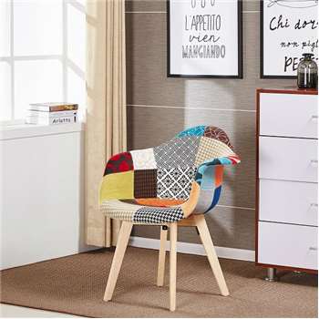 Tulip Patchwork Tub Chair (83 x 63cm)